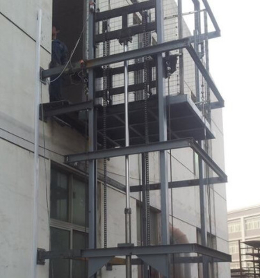 2000KG elevación hidráulica del hogar de cristal comercial de los elevadores 0.3m/s