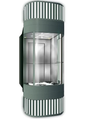 Elevación de cristal panorámica de la puerta de cristal