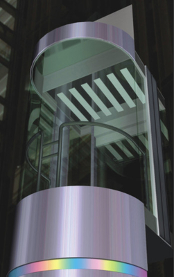 Elevación sin engranaje del motor de las personas panorámicas residenciales de cristal del elevador 6 del cuadrado