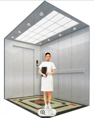 cabina de acero inoxidable del elevador del 1.5m Pit Hospital Bed Elevator TUV