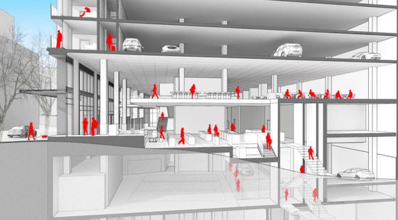 Detector infrarrojo de la fotocélula de la elevación del elevador del coche de FUJI 3000KG