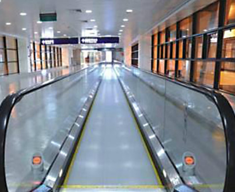 Calzada móvil del aeropuerto de la impulsión de VVVF escalera móvil del pasajero de 11 grados