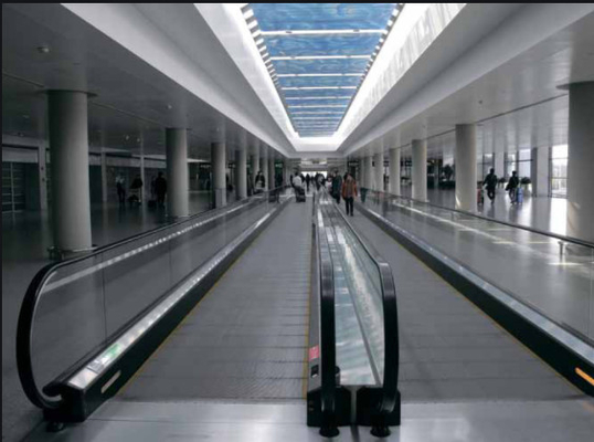 Aceras de mudanza del subterráneo escaleras móviles y Travelators de 12 grados