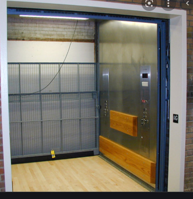 elevador de carga de 1500m m Warehouse 0.5m/s 304 de acero inoxidables