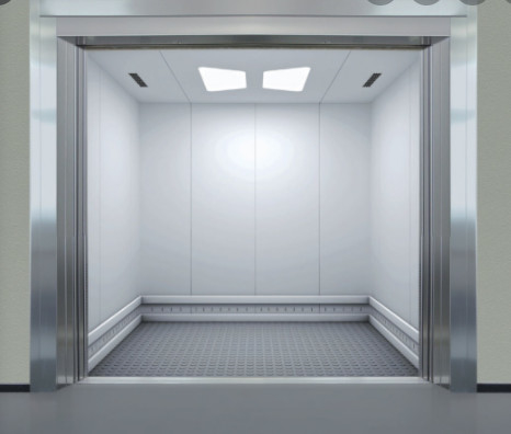 Elevador del cargo de los SS del control del PLC con la protección contra sobrecarga color plata
