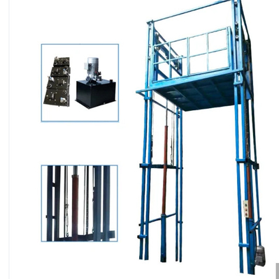8 toneladas de carga del elevador 4 de elevación hidráulica comercial del piso 1200KG