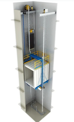 400KG elevador al aire libre hidráulico de cristal 0.4m/s del elevador los 6m para la silla de ruedas