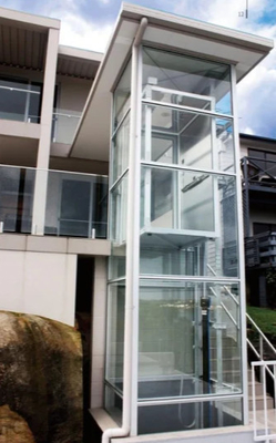 Elevador comercial 4.7KW de la parada 800KG 2 para el sistema de la elevación del parque