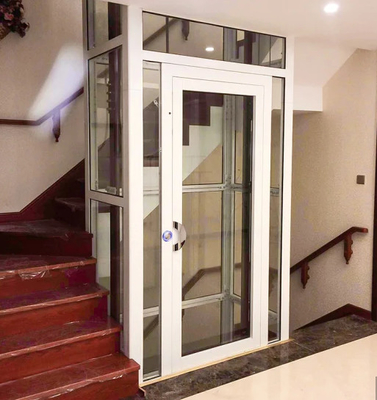 2000KG elevación hidráulica del hogar de cristal comercial de los elevadores 0.3m/s