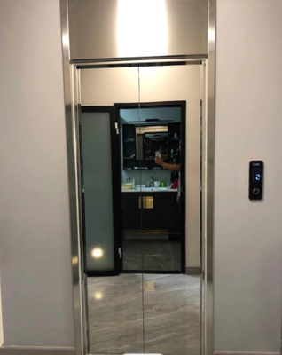 8 elevaciones hidráulicas del hogar del elevador el 14m de las personas 800KG Holeless pequeñas
