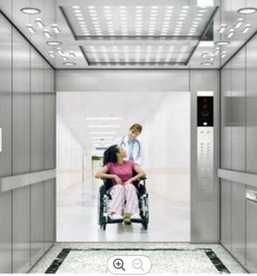 elevador 304 de acero inoxidables de la cama de hospital 1600KG de 2400m m