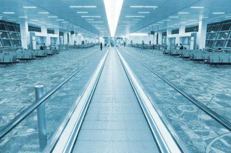transportador móvil del pasajero de FUJI de la calzada del aeropuerto 0.5m/s de 1000m m