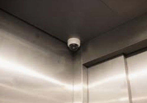 Barandilla de acero inoxidable de la rayita del elevador de 304 CCTV 1050KG