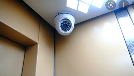 Las cámaras IP aseguran el elevador