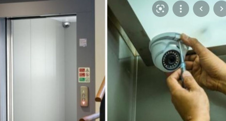 Elevador análogo de la cámara de seguridad del CCTV