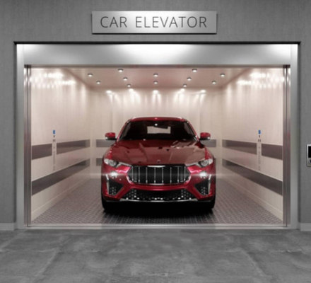 Elevación del elevador del coche de 7 pisos para la tracción sin engranaje del sensor infrarrojo casero del garaje