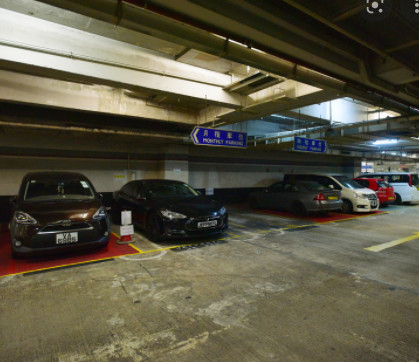 Elevación del elevador del coche del edificio de oficinas