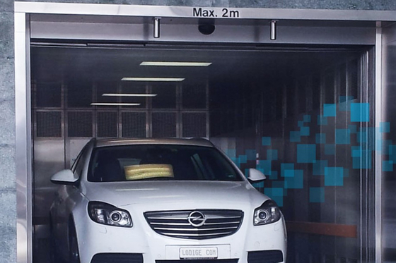 Máquina sin engranaje de la tracción de la elevación VVVF Inveter del elevador del coche de las furgonetas