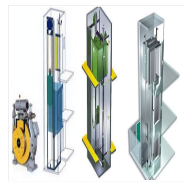 Elevación sin engranaje hidráulica del pasajero de la impulsión 630KG 5 del elevador P.M. del Mrl del microcontrolador