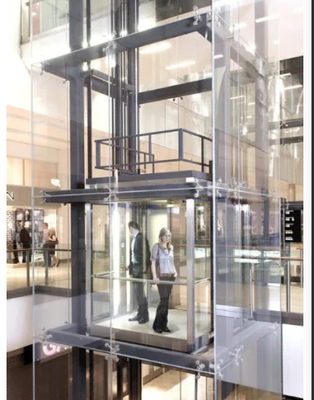 Máquina sin engranaje Roomless de las personas del elevador 1300KG 12 del MRL del microcontrolador