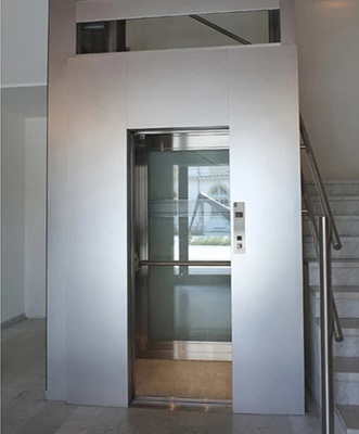 Elevación sin engranaje del pasajero del elevador 1.0m/s 400KG 4 del MRL de la tracción del P.M.